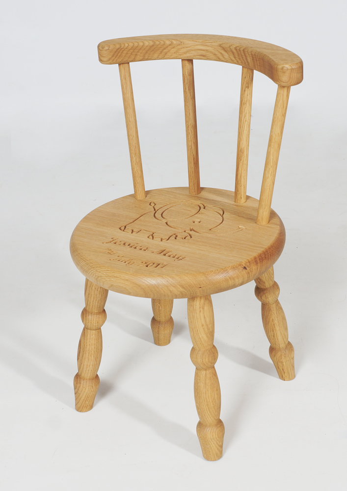 Oiled Oak Chair